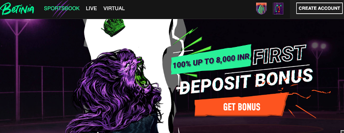 betinia bonus india