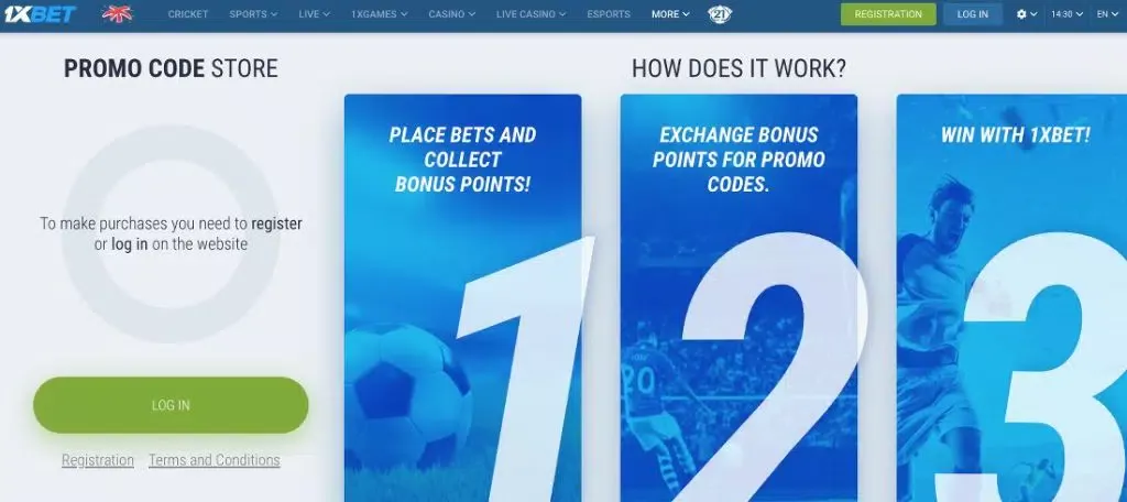 1xbet India promo code store