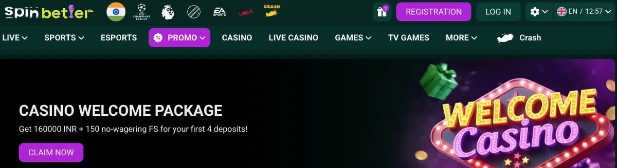 spinbetter casino promo code India