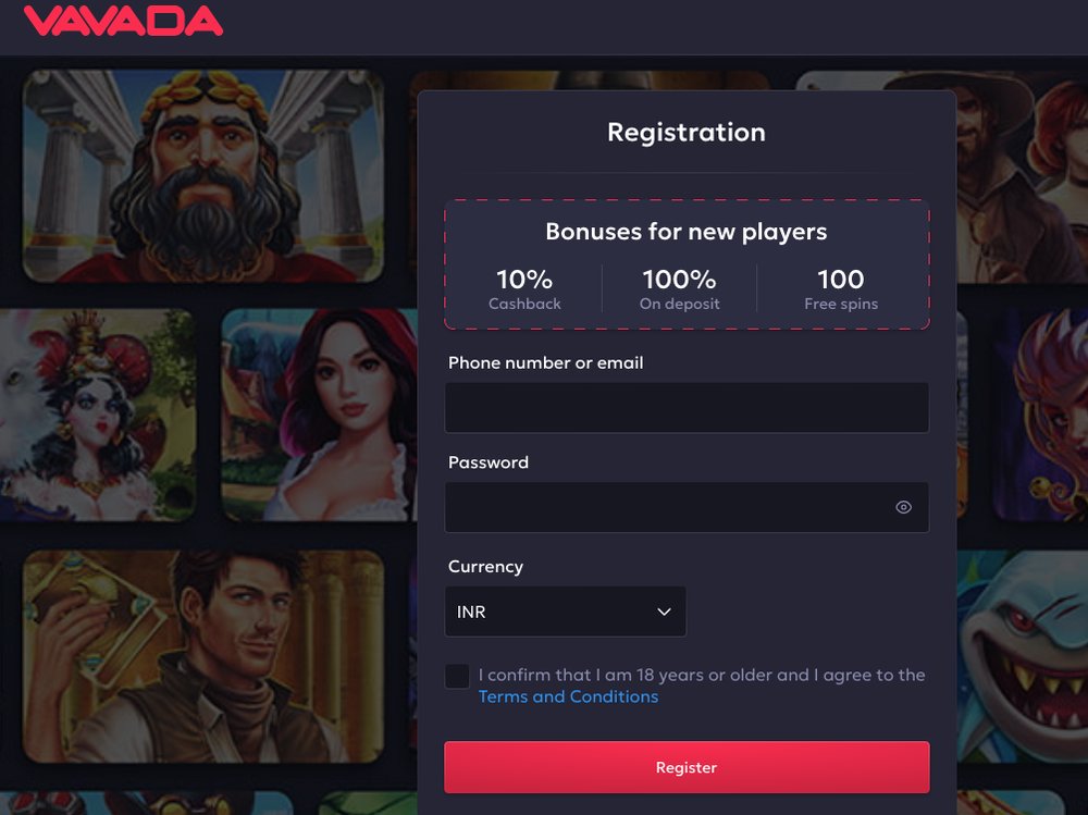 vavada india bonus